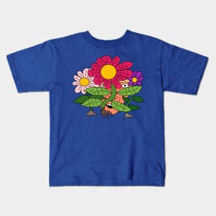 I love the smell of flowers Kids T-Shirt